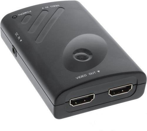 InLine DisplayPort auf HDMI Kabel in Schwarz für Full HD 1080p - Bild 1