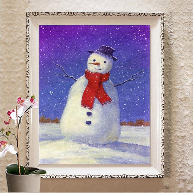 FIYO 5D DIY Diamantmalerei Pferd als Kreuzstich-Set mit Mosaikkunst-Strasssteinen, Mehrfarbig, Breite: 20 cm, Höhe: 30 cm - Bild 1