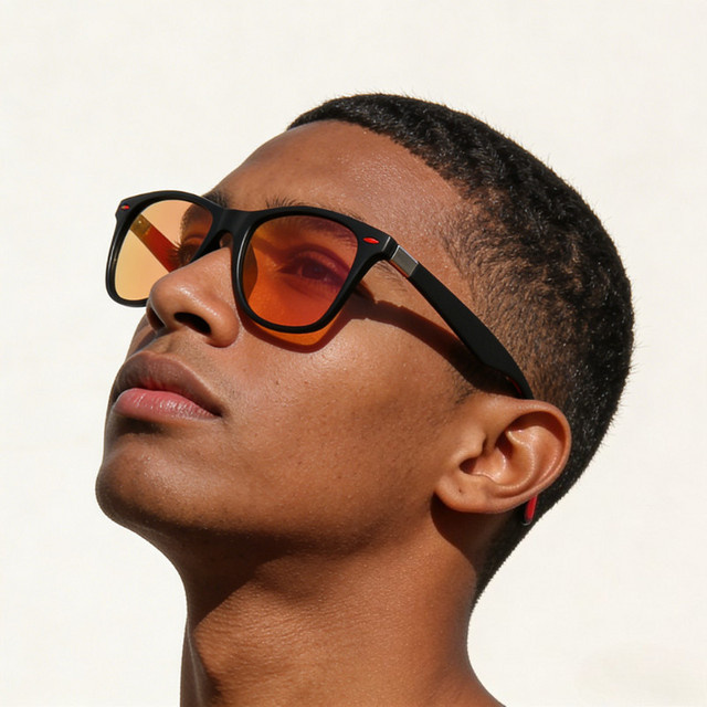 ERIKOLE Sonnenbrille, Vollrand, Kunststoff, Unisex, black - Bild 1