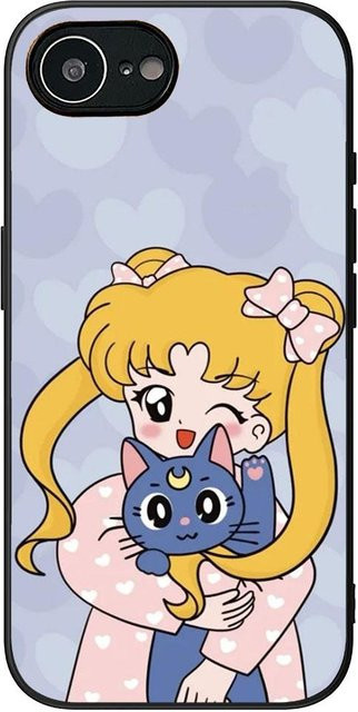 S-SailorS Anime-Mädchen Monde Handyhülle für Samsung Galaxy S10 S9 S8 Note 20 A54 A53 A21S S10E Lite Multicolor - Bild 1