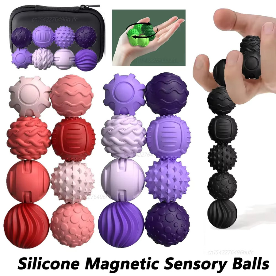 Haifeng Magnetische Sensorikbälle, Sorgenbälle, Fidget-Spielzeug aus Silikon - Bild 2