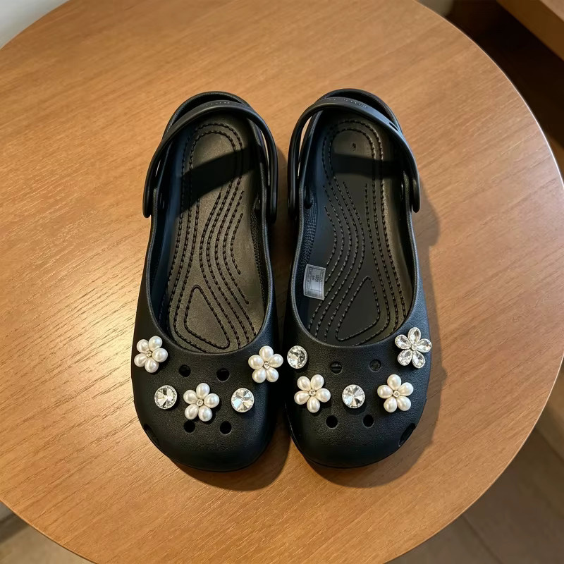 SMATLELF Schuh-Charms-Set, Perlen, Diamant, Damen - Bild 3