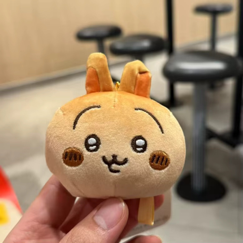 Bandai Jiyi Dorayaki Bakery Plüsch-Anhänger, Momonga, Hachiware, Usagi, Taschenanhänger - Bild 2