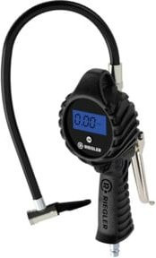 Riegler Digitaler Handreifenfüllmesser HS in Schwarz mit 80 mm Manometer und Messbereich 0-12 bar - Bild 1