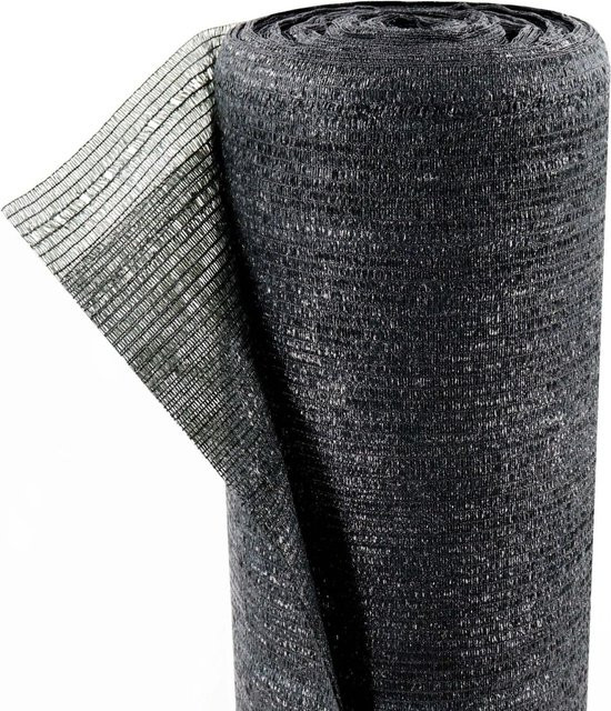 Aquagart Schattiernetz als Zaunblende und Windschutznetz in Schwarz, B: 16 m, H: 2 m - Bild 2