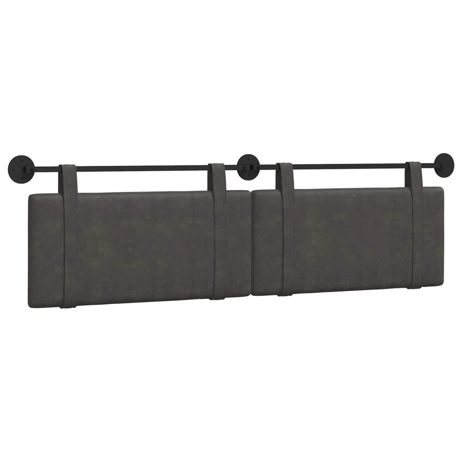 vidaXL Hängebett Antikes PU Schwarz B/T/H: 190 x 55 x 5 cm - Bild 2