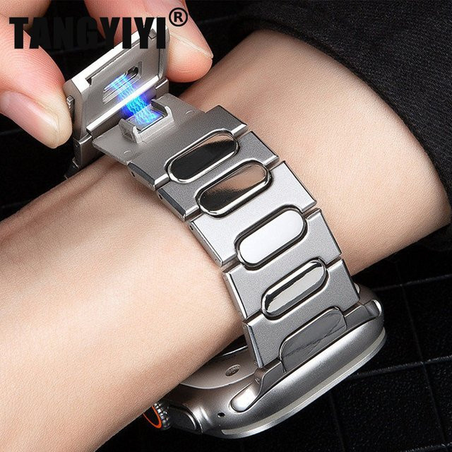 TANGYIYI Uhrenarmband Titan, Magnetverschluss, Unisex - Bild 1