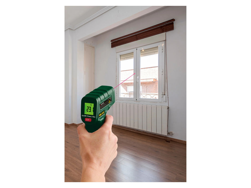 PARKSIDE Bau- und Holzfeuchtemessgerät PBHM A1 sowie Infrarot-Thermometer PITM A1 in Grün - Bild 2