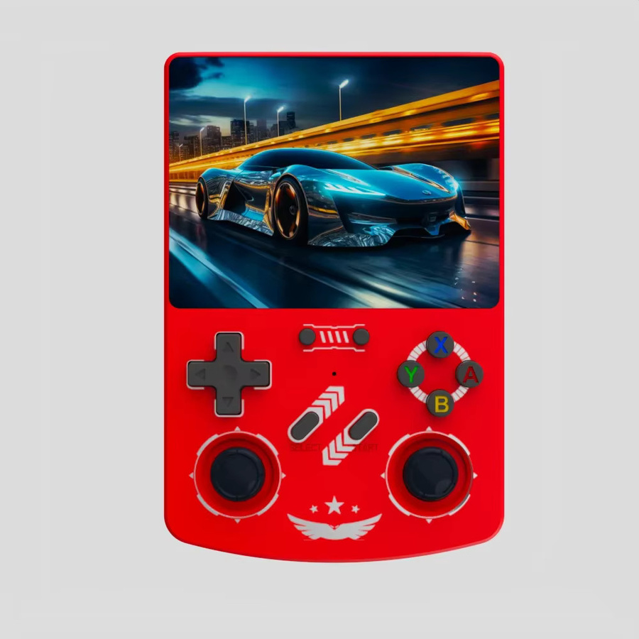 BOYHOM Retro Handheld-Videospielkonsole mit 4,2 Zoll IPS-Bildschirm und 4000mAh Akku in Orange - Bild 6