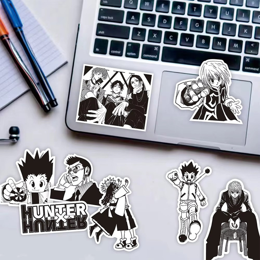Bandai Hunter×Hunter Aufkleber, Schwarz-Weiß, Set / Bundle - Bild 6