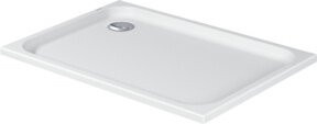 Duravit Rechteck-Duschwanne D-Code in Weiß, B/T/H: 120 x 80 x 8,5 cm - Bild 1