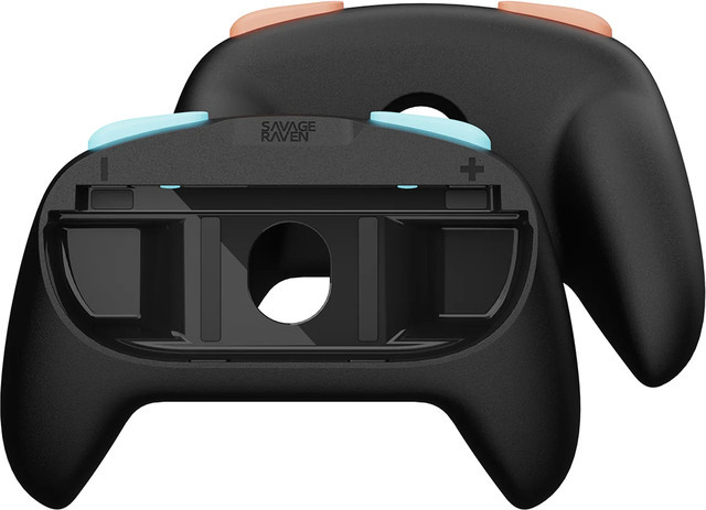Skull & Co. Savage Raven MiniGrip Joy-Con Griffhalterung für Nintendo Switch 2 in Schwarz - Bild 1