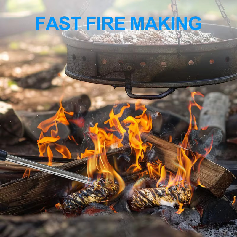 Natürliche Kiefernholz Feuerstarter Sticks in Braun für Lagerfeuer, Grill und Kamin - Bild 5