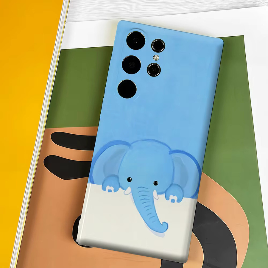 Peekaboo Elefanten-Handyhülle für Samsung Galaxy S26 S25 S24 S23 Ultra Plus Stoßfeste Doppelschicht Robuste Rückabdeckung - Bild 4