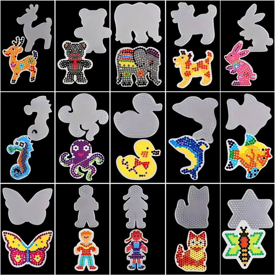 Hama Tierserie Perler, DIY-Handwerk, 15-teiliges Set, bunt - Bild 2