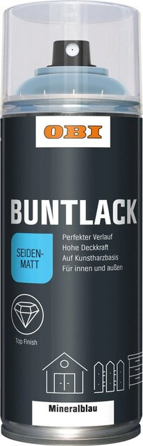 OBI Buntlack Spray Mineralblau seidenmatt 400 ml - Bild 1