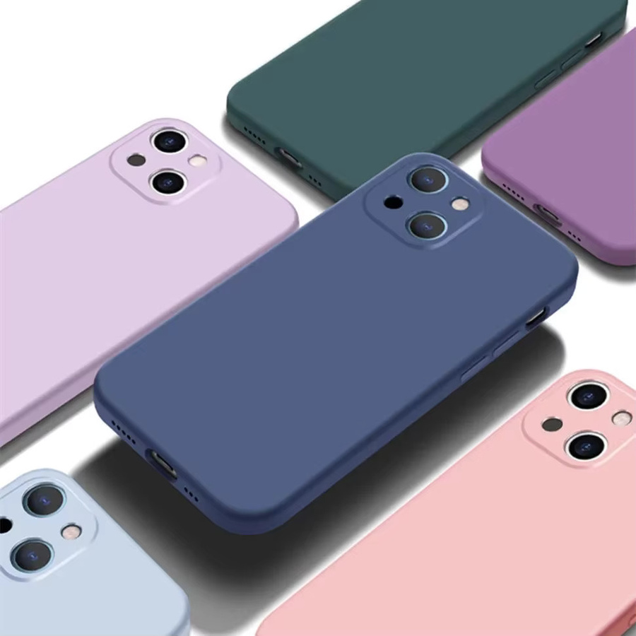 Luxuriöse Flüssigsilikon-Schutzhülle für iPhone 16, iPhone 15, iPhone 14, iPhone 13 und iPhone 12 Pro Max in Rot und Grün - Bild 5