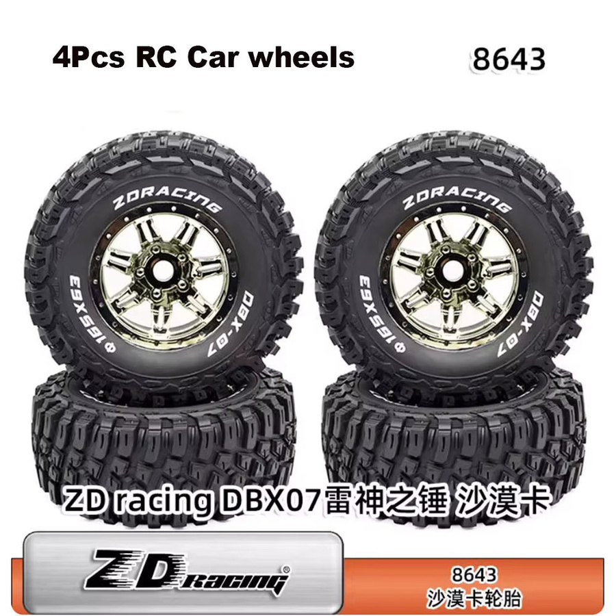 ZD Racing DBX07 DBX-07 1/7 RC Auto Ersatzteile, Autokarosserie, ESC, Spurstange, Schwingarm, Stoßdämpfer, Motor, Lenkgetriebe, Reifen, Antriebswelle - Bild 5