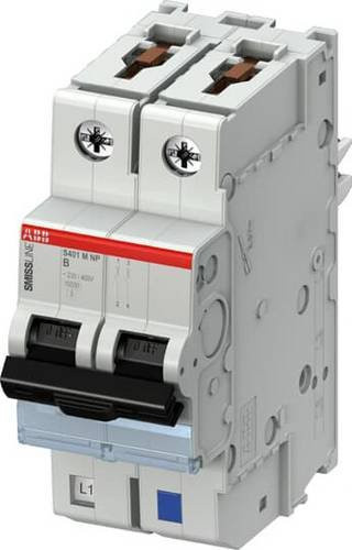 ABB S401M-B6NP Leitungsschutzschalter 2-polig grau - Bild 1
