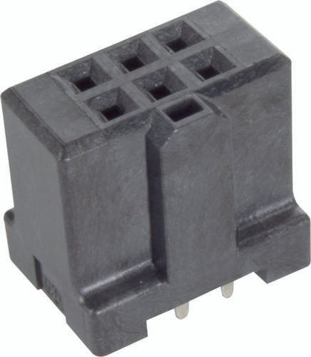 Harting Federleiste aus Messing in Schwarz mit 2 Reihen - Bild 1