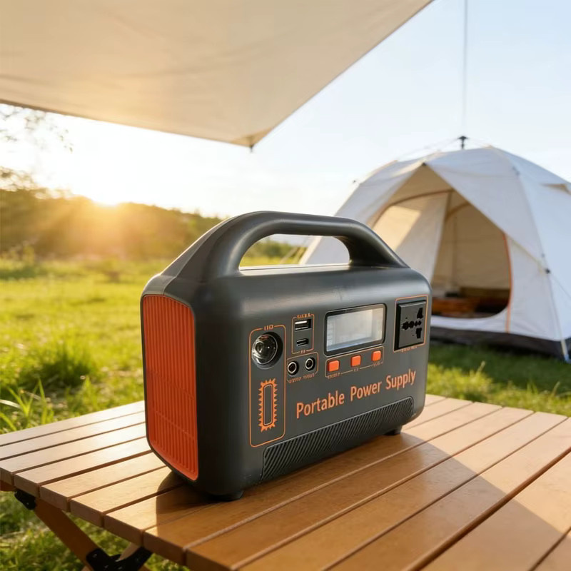 SUYIJIA Tragbare Powerstation 400W 192Wh LiFePO4 Solargenerator mit 220V für Camping und Outdoor in Schwarz - Bild 4