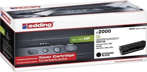 Edding Tonerkartusche kompatibel mit HP 12A, Schwarz, 2000 Seiten - Bild 1