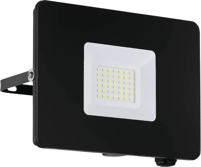 Eglo LED-Außenstrahler Faedo Schwarz aus Aluminiumguss mit IP65 Schutzart, B: 13,5 cm, H: 17,5 cm - Bild 1