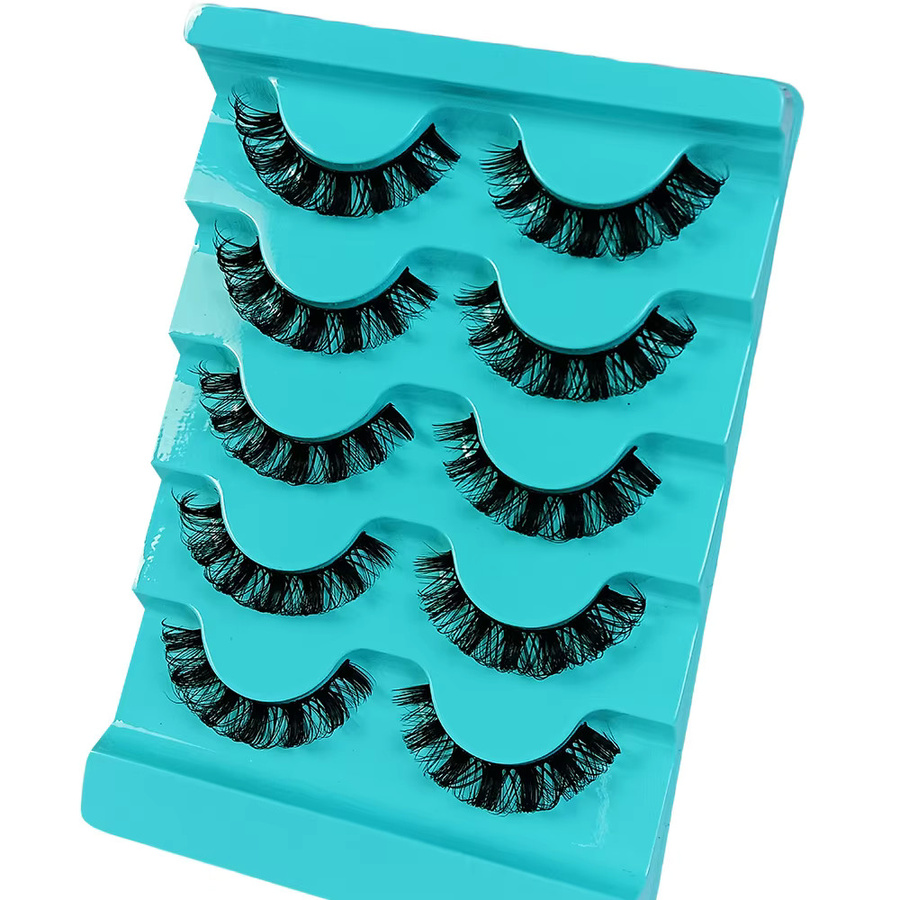 JIEFUXIN Russische Streifen Wimpern, 2 Pack, DD Curl, Unisex - Bild 4