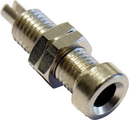 Schnepp BU 4000 Laborbuchse für vertikalen Einbau, Farbe Silber, Stift-Ø: 4 mm - Bild 1