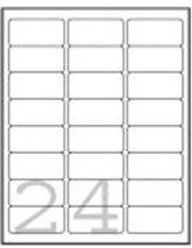 Avery Zweckform Adress-Etiketten L7159-100, Weiß, Papier, 2400 Stück, B/H: 63,5 x 33,9 mm - Bild 2