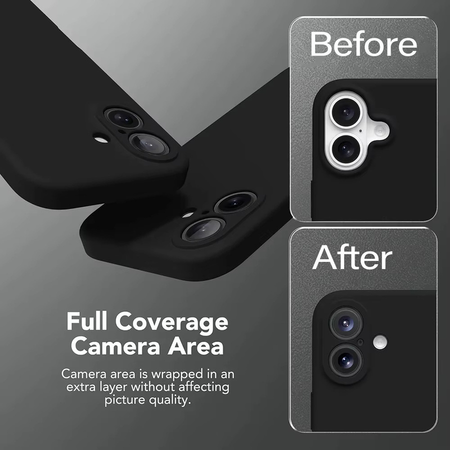 Apple TPU Schutzhülle Air Case für iPhone 17 Pro, iPhone 17 Pro Max und iPhone 17 in Blau und Schwarz - Bild 4