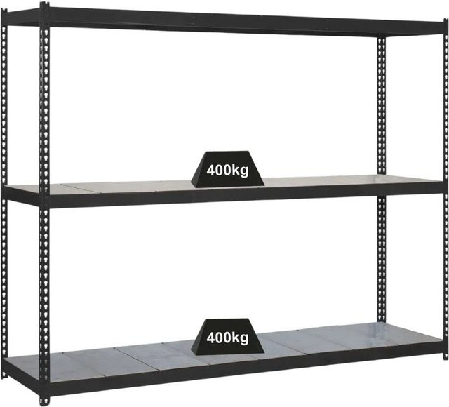 PROREGAL Schwerlastregal Metal Yeti Three in Anthrazit, H x B x T: 200 x 120 x 45 cm - Bild 1