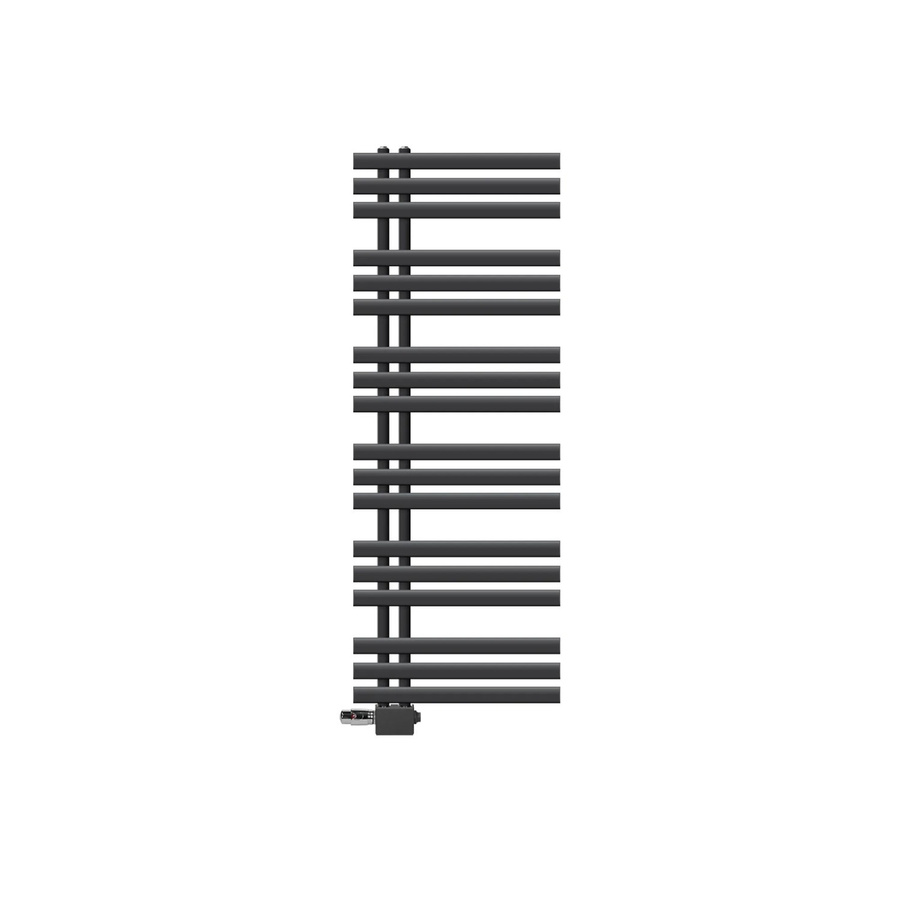 LuxeBath Badheizkörper Iron EM Handtuchwärmer mit Thermostat in Anthrazit, B/H: 50 x 140 cm - Bild 2