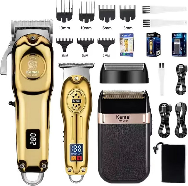 Kemei Elektrische Haarschneidemaschine und Bartschneidemaschine für Herren - Bild 1