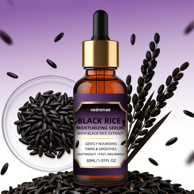 veérenae Black Rice Moisturizing Serum, Gesichtsserum, Normale Haut - Bild 1