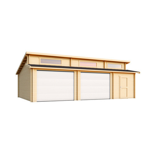 Blockgarage Lasita Maja Hawaii aus Holz in Braun, Außenmaß B: 820 cm, T: 579,6 cm - Bild 2