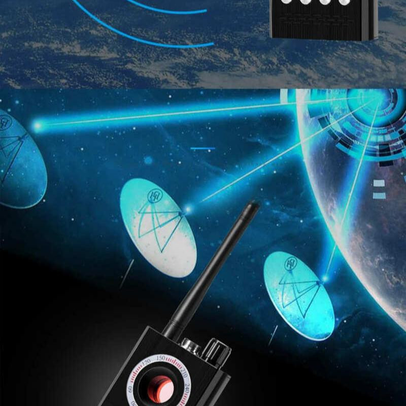 LS VISION Anti-Spionage-Kamera-Detektor K68 Bug-Scanner und RF-Signalkamera-Finder für versteckte Gadgets und GPS-Tracker in Schwarz - Bild 6