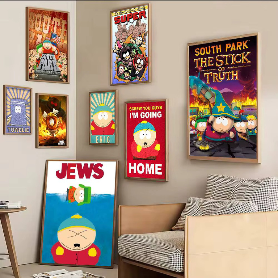 Selbstklebendes Kunstposter Cartoon S-South P-Park in Multicolour für deine Wanddekoration - Bild 5