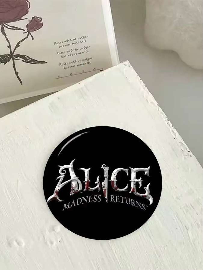 Broschen Game A-Alice Madness Returns, Cartoon-Tiere - Bild 5