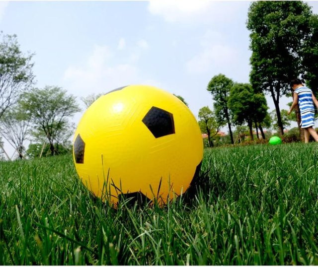 Binchi Keji Travel Strandball, Fußball, Gelb, ab 3 Jahren - Bild 1