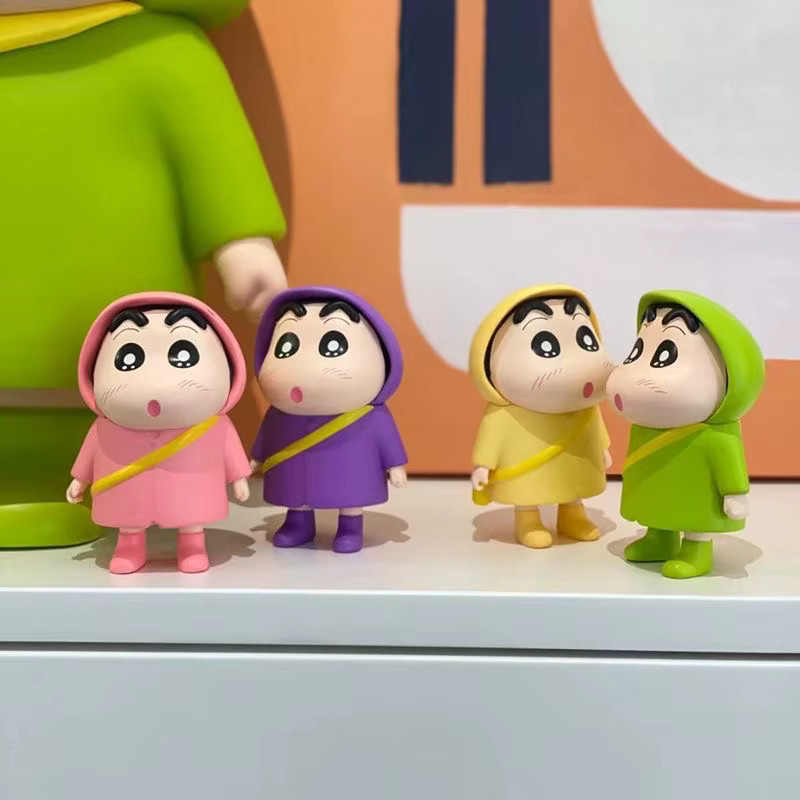 Bandai Crayon Shin-Chan Actionfigur, Shin Chan Regenmantel, Einzelfigur - Bild 5