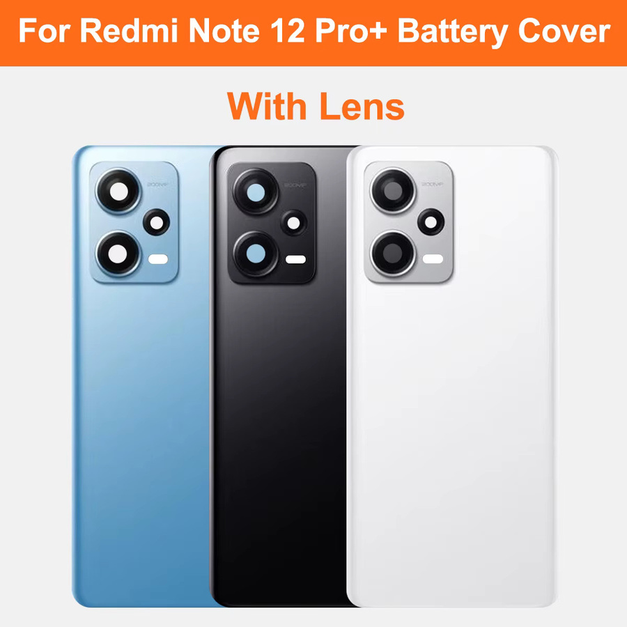 Xiaomi Redmi Note 12 Pro Plus Rückgehäuse mit Kameralinse in Weiß - Bild 3