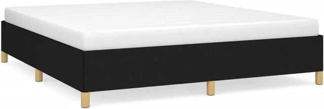 vidaXL Boxspringbett in Schwarz aus Stoff mit B/T/H: 160 x 200 x 35 cm - Bild 1