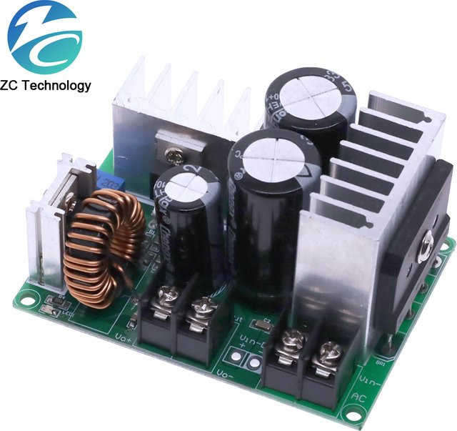 XL4016 AC-DC Buck Step-down Converter Einstellbares DC-DC Spannungsregler Modul 6A für 3V 3,3V 5V 12V 24V in Multicolour - Bild 1