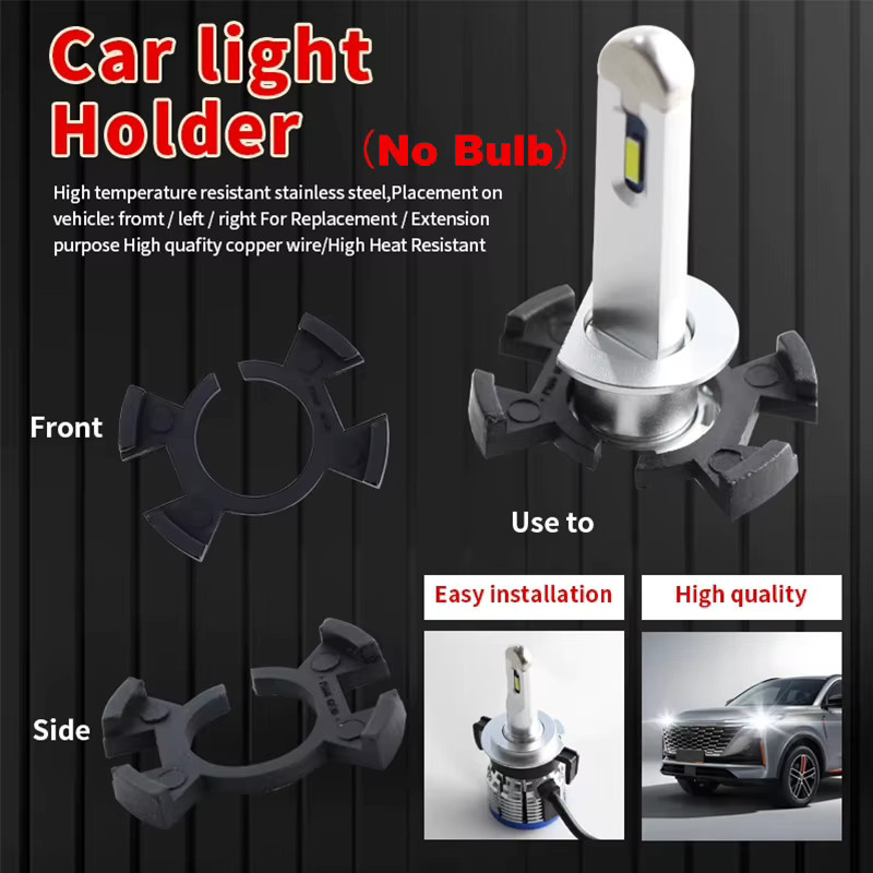 APMATAUTO 10er Set H7 LED Scheinwerfer Adapter Halterung in Schwarz für Honda Prelude CR-V Odyssey Acura RSX und Geely - Bild 3
