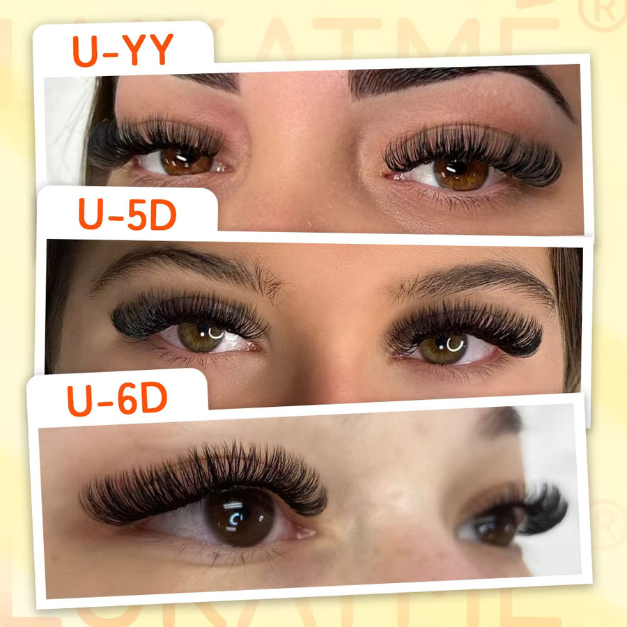 LUKATME Wimpernverlängerungen U-Form, Black, Unisex - Bild 4