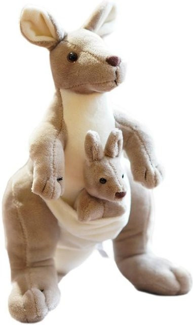 Yiran toy Känguru Plüschtier Mutter und Kind 28cm - Bild 1