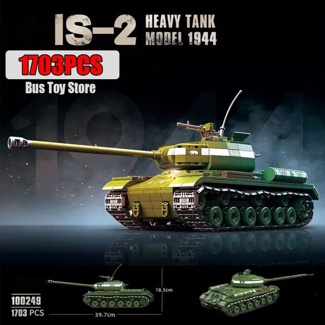 QUANGUAN IS-2 Schwerer Panzer 1944, Bausteine, Montage-Set - Bild 1