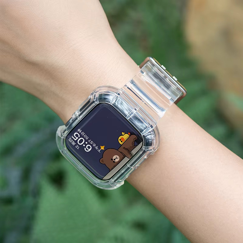 RWBANDS Uhrenarmband Kunststoff, transparent, für Apple Watch - Bild 3