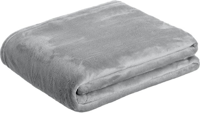 Kuscheldecke Barrie von ERWIN M. in Grau, Breite: 100 cm, Länge: 150 cm - Bild 1